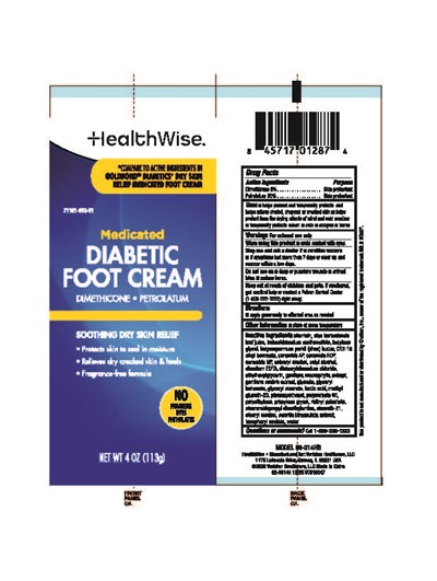 Label (92 59144 1225 Tube Foot Cream 4oz For Dailymed)
